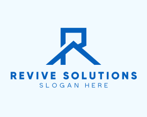 Generic Roofing Letter R logo design