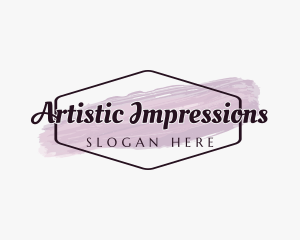 Feminine Hexagon Business  Wordmark logo design