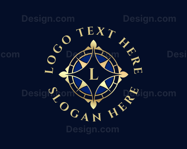 Luxury Compass Locator Logo