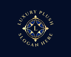 Luxury Compass Locator logo design