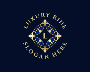 Luxury Compass Locator logo design