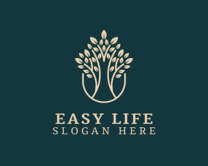 Eco Tree Plant logo design