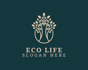 Eco Tree Plant logo design