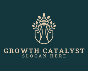 Eco Tree Plant logo design