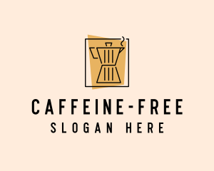 Hot Coffee Maker logo design