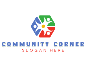 Community People Organization logo design