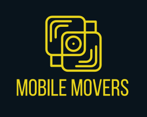 Yellow Mobile Device logo design