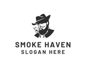 Tobacco Pipe Beard logo