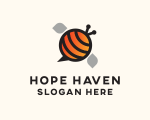 Honey Bee Chat  Logo