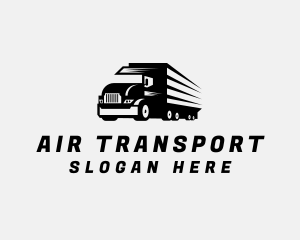 Logistics Delivery Truck logo design