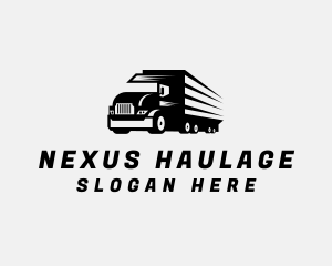 Logistics Delivery Truck logo design