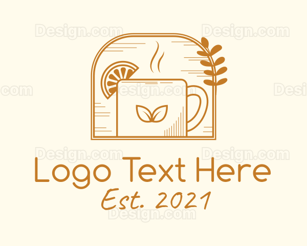 Hot Organic Lemon Kombucha Logo