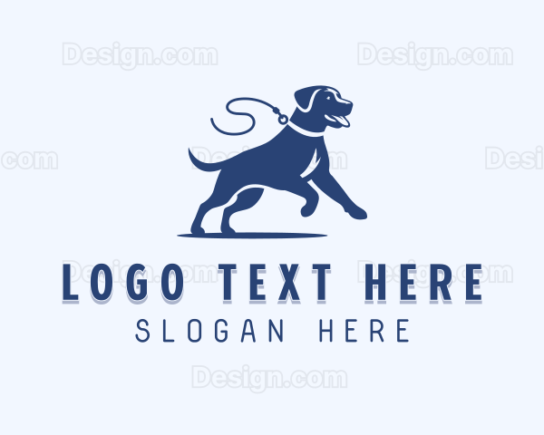 Pet Dog Trainer Logo