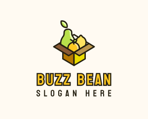 Healthy Fruit Box logo design