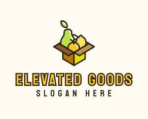 Healthy Fruit Box logo design