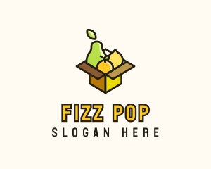 Healthy Fruit Box logo design