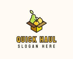 Healthy Fruit Box logo design