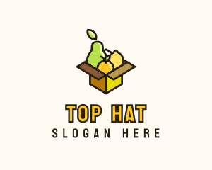 Healthy Fruit Box logo design