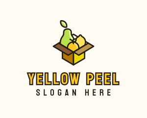 Healthy Fruit Box logo design