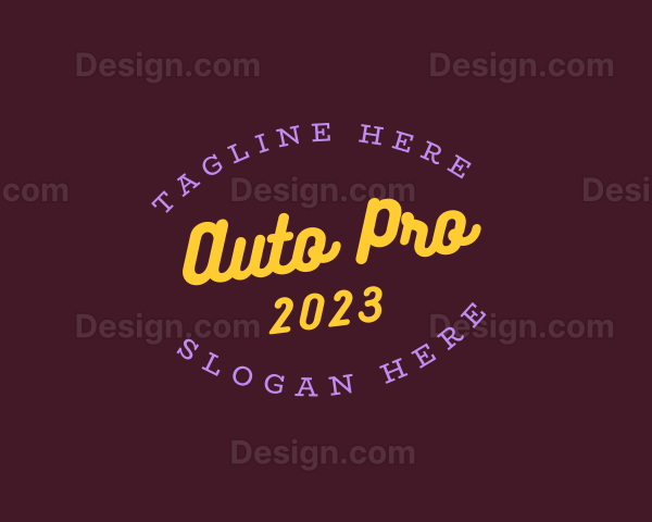 Quirky Retro Handwriting Logo