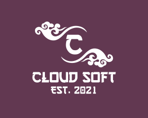 Oriental Chinese Cloud logo design