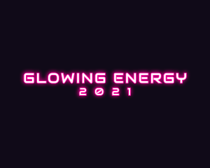 Glowing Technology Startup logo design