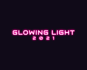 Glowing Technology Startup logo design