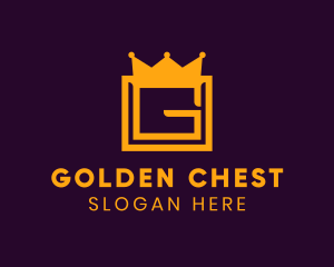 Golden Crown Letter G logo design