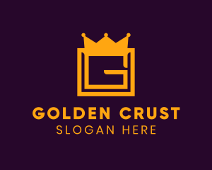 Golden Crown Letter G logo design