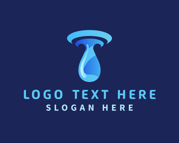 Liquid Water Drop logo