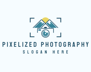 Mountain Camera Photography logo design