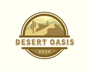 Western Desert Dunes logo design