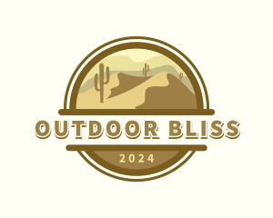 Western Desert Dunes logo design