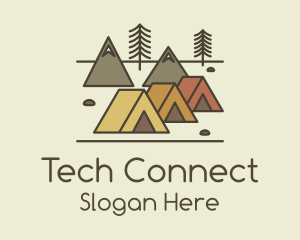 Tent Forest Camping logo