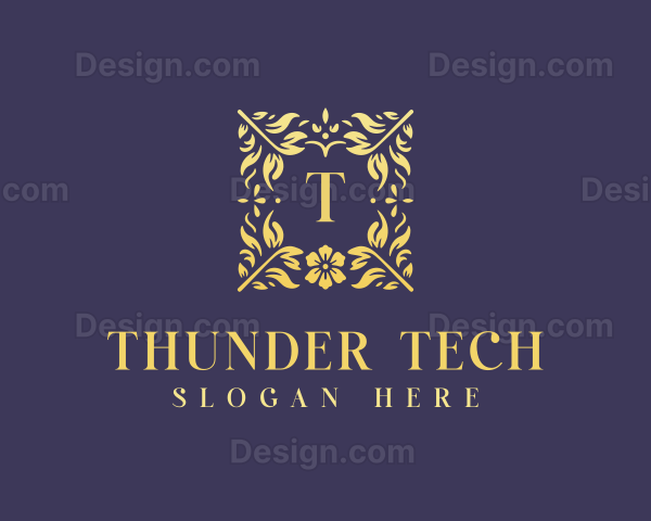 Elegant Flower Boutique Logo