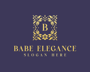 Elegant Flower Boutique logo design