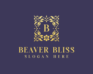 Elegant Flower Boutique logo design