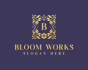 Elegant Flower Boutique logo design