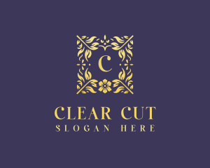 Elegant Flower Boutique logo design