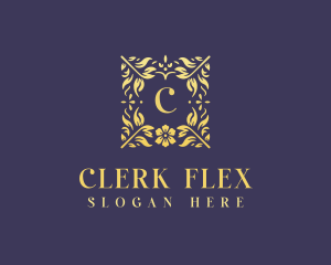 Elegant Flower Boutique logo design