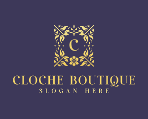 Elegant Flower Boutique logo design