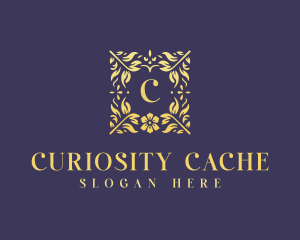 Elegant Flower Boutique logo design