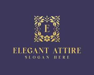 Elegant Flower Boutique logo design