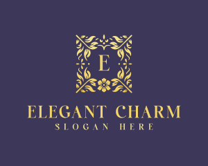 Elegant Flower Boutique logo design