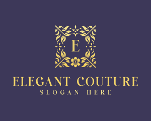 Elegant Flower Boutique logo design