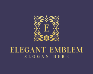 Elegant Flower Boutique logo design