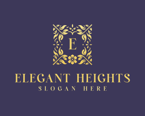 Elegant Flower Boutique logo design