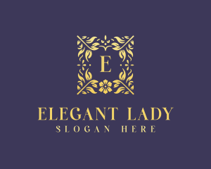 Elegant Flower Boutique logo design