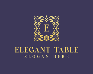 Elegant Flower Boutique logo design