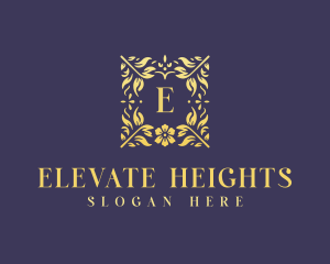 Elegant Flower Boutique logo design